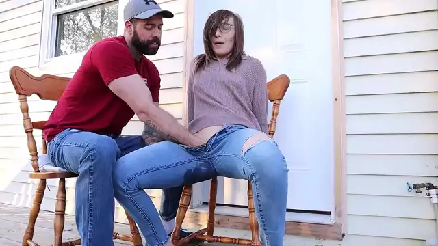 Experience the Erotic Allure of a Luscious MILF Squirting in Tight Jeans and MELTING Your Eyes with Her HUGE