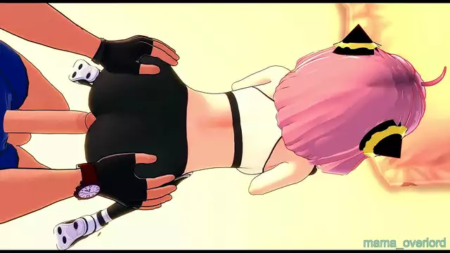 Experience the Sensual Allure of the Enchanting Anya in Provocative Deportive Clothing for Training (Spy x