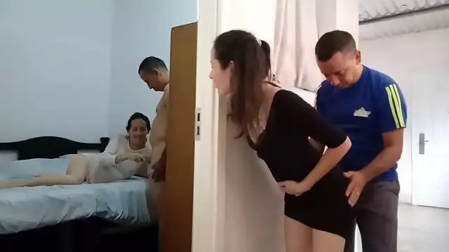 Luscious Latin Cock Filling My Room While His Buddy Fucks My Ass