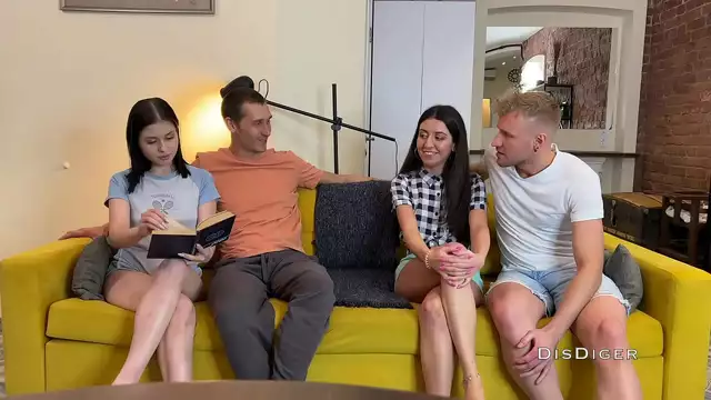 Blindfolded Swinger Party with Hot Women and Cuckold Fun!