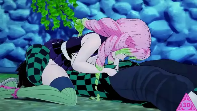 Tanjiro's Luscious Lover ~ Exclusive Kanroji Cumshot Scene from Kimetsu no Yaiba Hentai Game ~ TheReal3DStories