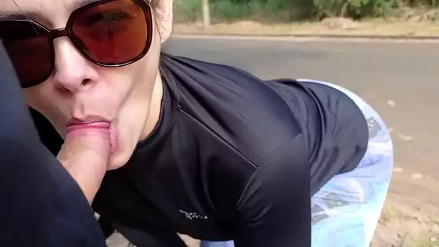 Japanese Enchantress Lusciously Sucks the Younger Man's Rod on the Streets in Public (Full HD on RED and Sheer)