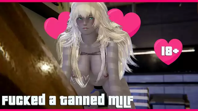 Experience a tanned MILF in 3D Hentai! - This new title is shorter, more concise, and more accurate,