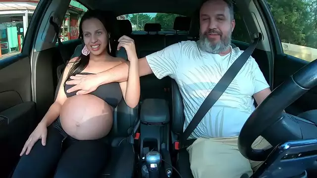 Luscious Latina Elisa Santos Takes the Lead with Heavy Metal in the Middle of the Street