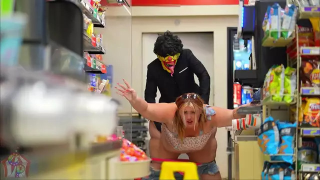 Busty MILF Gets Dicked Down at the Convenience Store