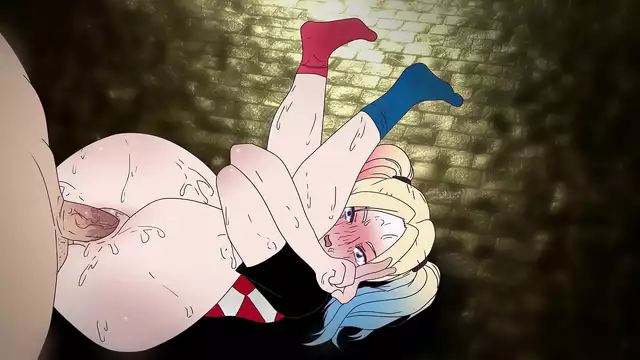 Uncensored Anime Hentai ~ Harley Quinn Gets Fucked by the Clown Joker!