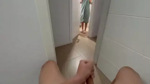 Caught in the Act ~ My Stepsister Gives Me a Handjob and Blowjob in the Bathroom