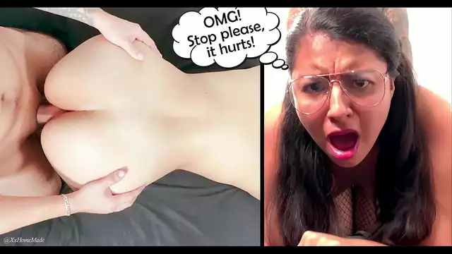 Anal Painless Surprise ~ 18-Year-Old Latina College Student's Anal Virginity