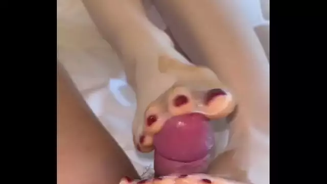 Japanese Nurse Uniform Fetish - Luscious Enchantress in White Stockings Dominates Men with Her Pheromones