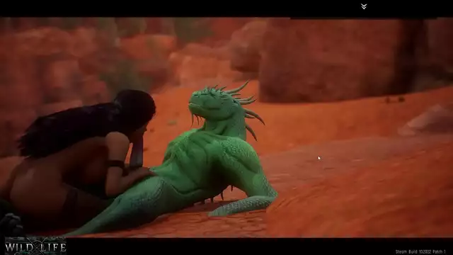 Enchantress Fucked by Two-Cocked Lizard in Wild Life Encounter