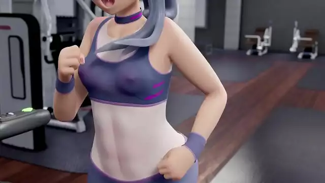 Japanese Schoolgirl's Midnight Gym Adventure ~ Nagatoro's Sultry Dynamo!