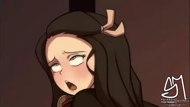 Fiery-Haired Amateurs - Tanjiro's Forbidden Romp with Nezuko!