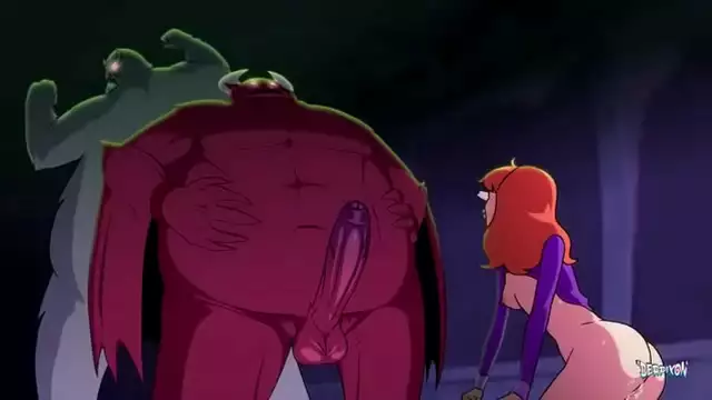 Uncovering the Luscious Daphne and Velma's Secret Encounter with a Monstrous Creature in Scooby-Doo Series