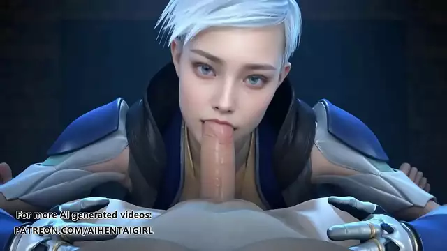 Japanese Hentai Babe Frost Deepthroats and Blows AI Generated Mortal Kombat Cock