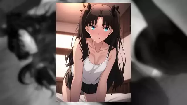 Japanese beauty Tohsaka Rin in hot Hentai action! Featured in Fate!