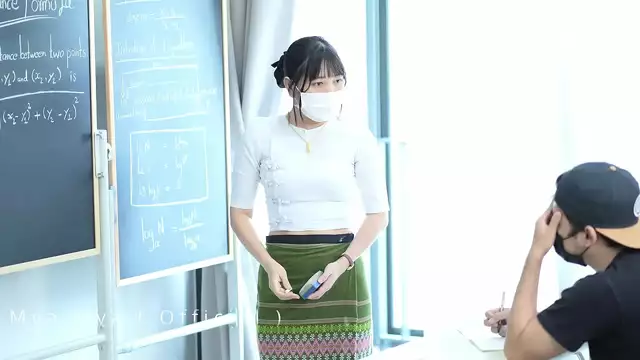 Japanese Orgy with a Hot Teacher ~ Banging Her Ass Like Never Before