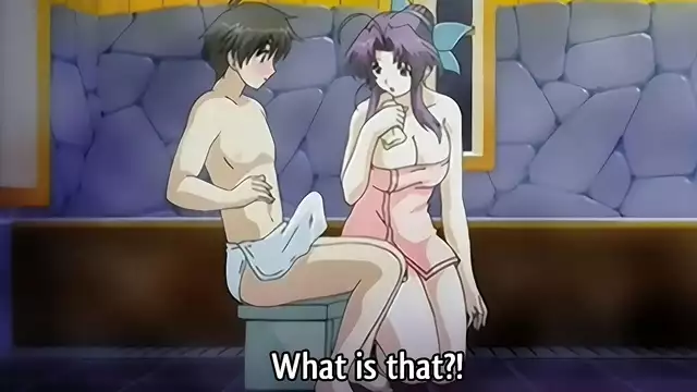 Sultry Step Mom Gives Bath to 18yo Step Son - Hentai Uncensored [Subtitled]
