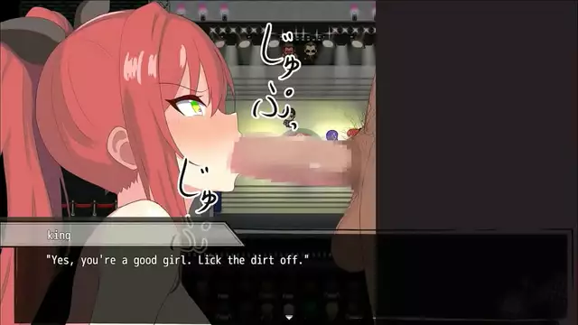 Caught in the act ~ Cute red-headed MILF enjoys wild sex with her partner in the new hentai game Princess burst