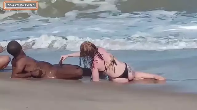 Experience a Hot Threesome with a Stranger on the Beach - and Get Fully F*cked!