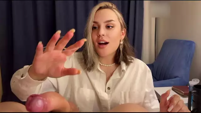 Japanese Stepmom Sensually Handjobs Her Stepson for His Pleasure