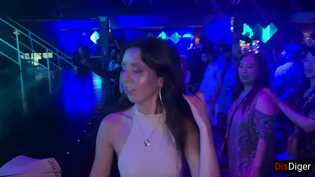 Naughty Luscious Girl Gets Down and dirty in a Nightclub Bathroom!