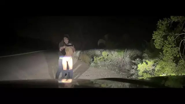 Outdoor Public Sex! Watch a Luscious Enchantress Get Pounded on the Side of the Road
