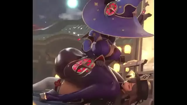 Voluptuous Mona Strokes Hu Tao's Massive Member - Japan's Hottest Couple